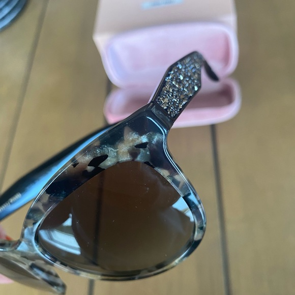 Miu Miu sunglasses with Swarovski Crystals - Picture 4 of 5